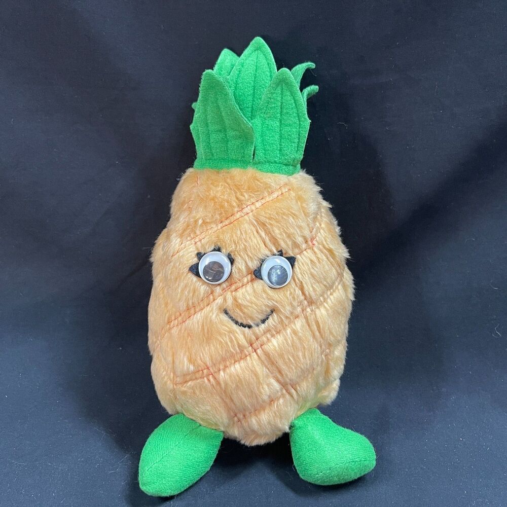 Del Monte Country Yumkin Plush Stuffed Pineapple Toy 10”